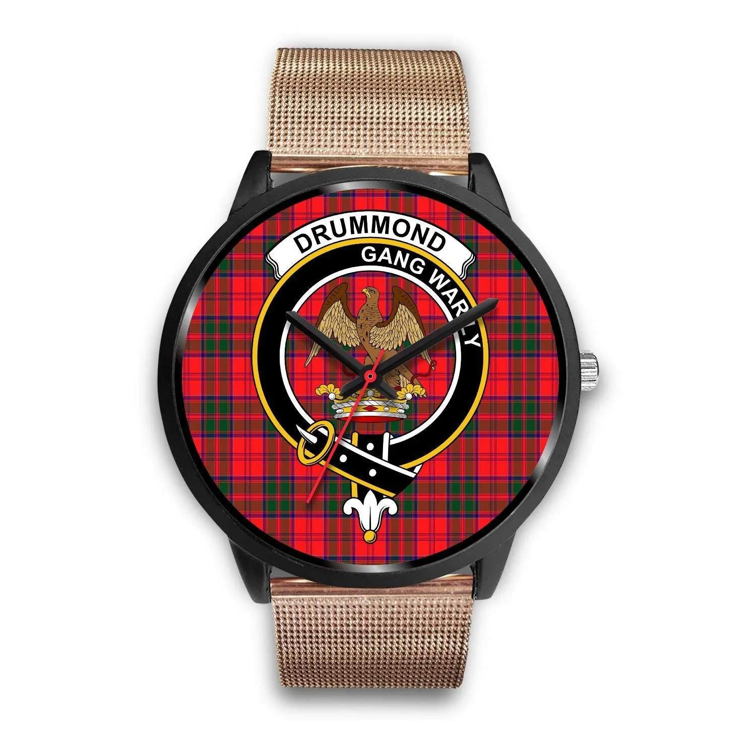 Drummond Modern Clan Badge Tartan Black Watch