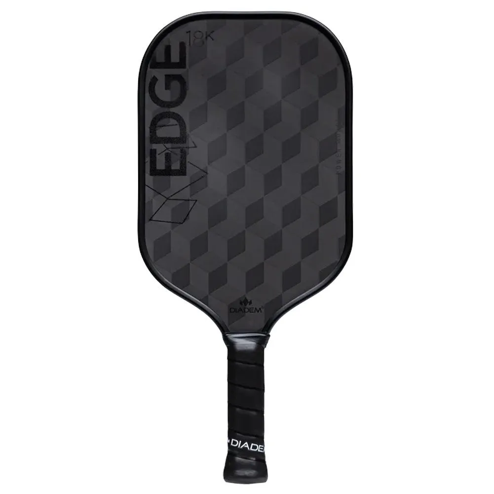 Edge 18k Power Pickleball Paddle Midnight Black