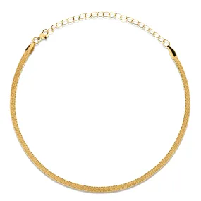 Ellie Vail - Nic Herringbone Chain Choker Necklace