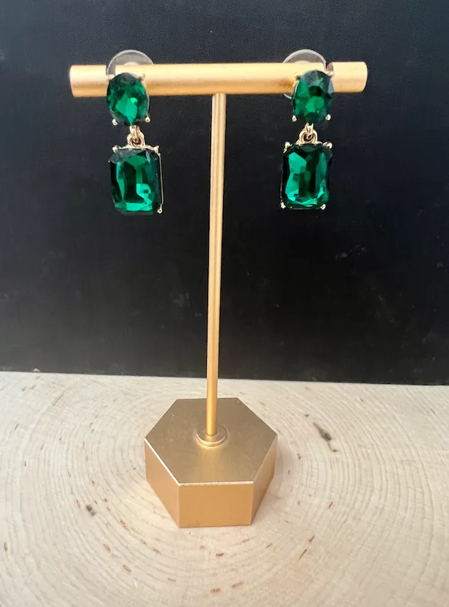 Emerald Clementine Earrings