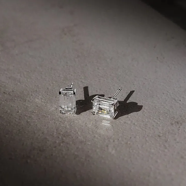 Emerald Stud Earrings