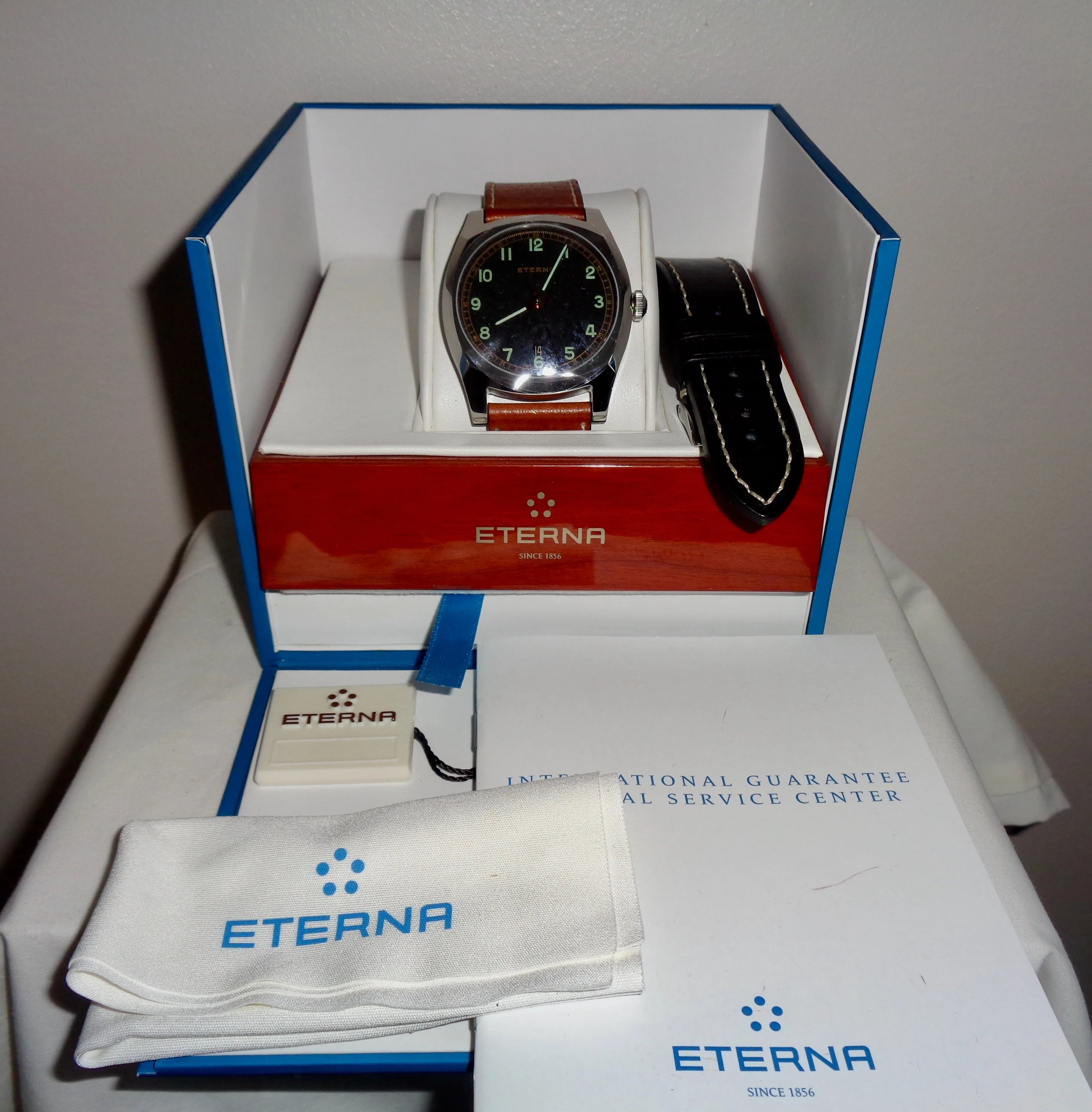 Eterna Heritage Wrist Watch Version Of A Majetek 1939 Czech Military Watch Model 1939.41.46.1298