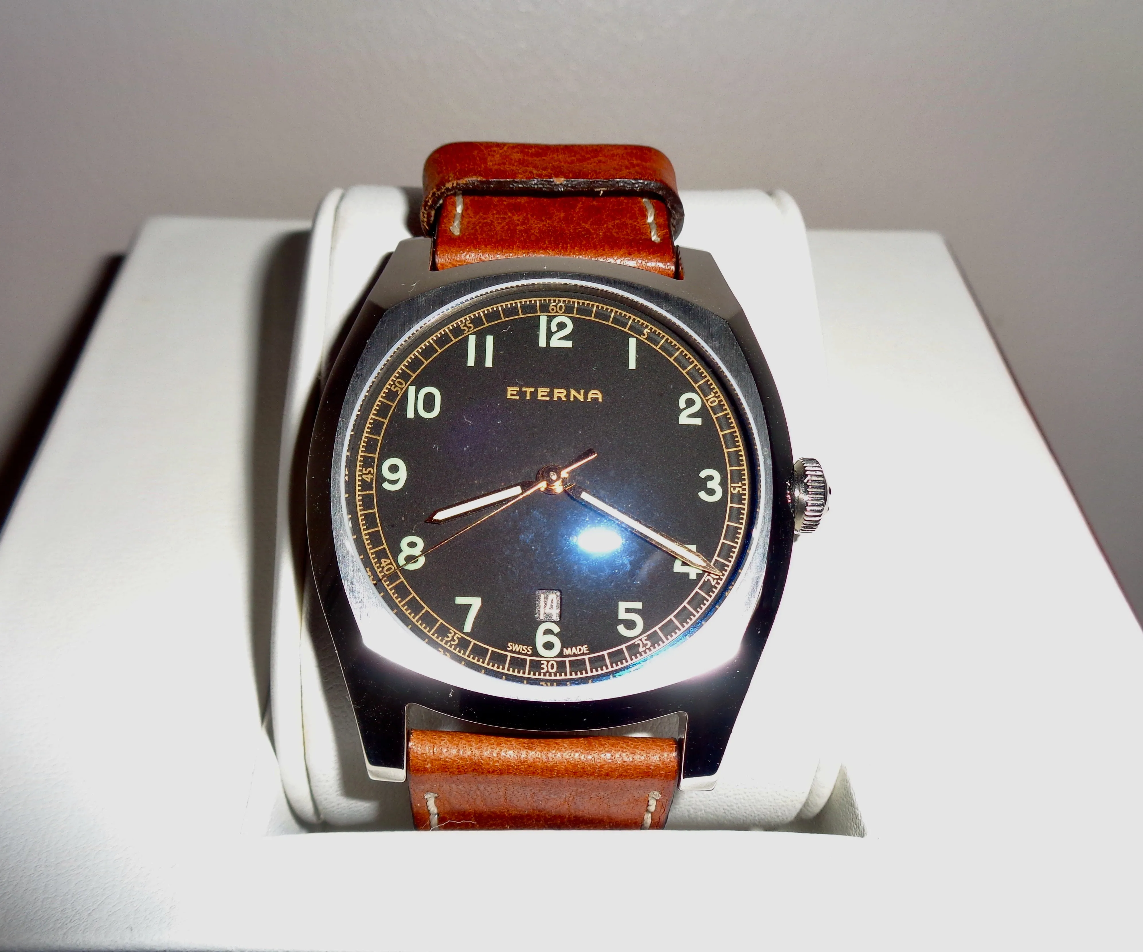 Eterna Heritage Wrist Watch Version Of A Majetek 1939 Czech Military Watch Model 1939.41.46.1298