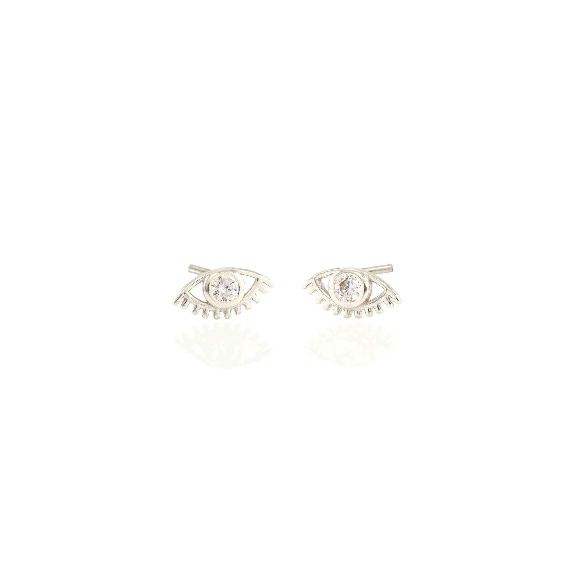 Eye Crystal Stud Earrings