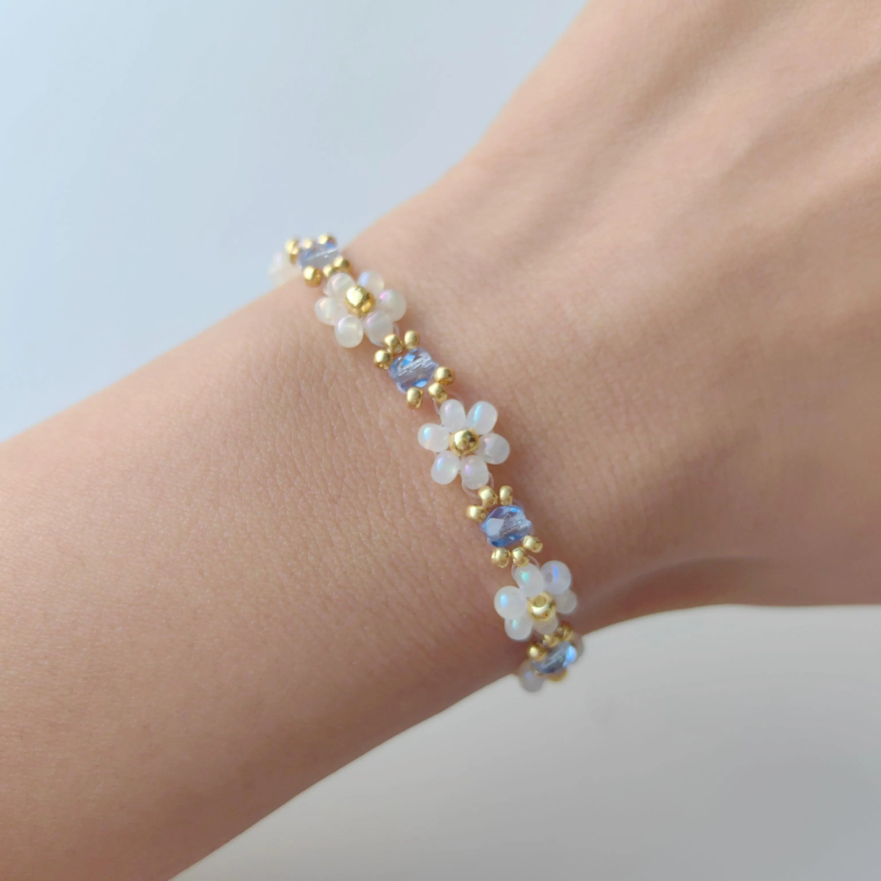 Floral Crystal Bracelet