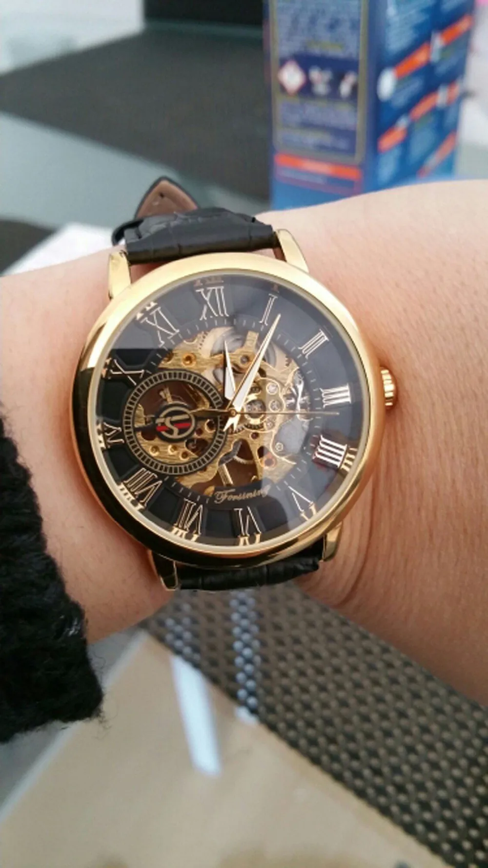 Forsining Skeleton Watch