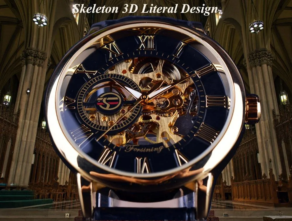 Forsining Skeleton Watch