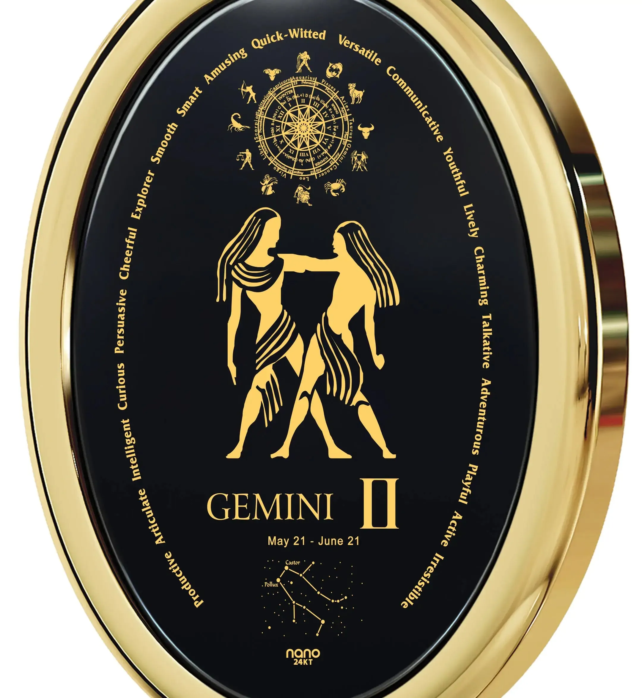 Gemini Zodiac Necklace