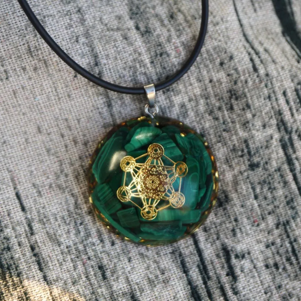 Handmade Malachite Pendant