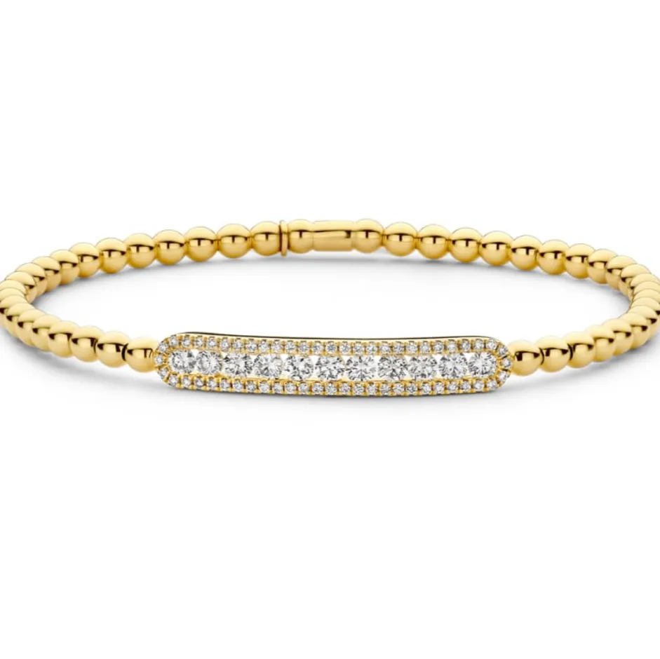 Hulchi Belluni Sparkling Stretch Bracelet (22315S)