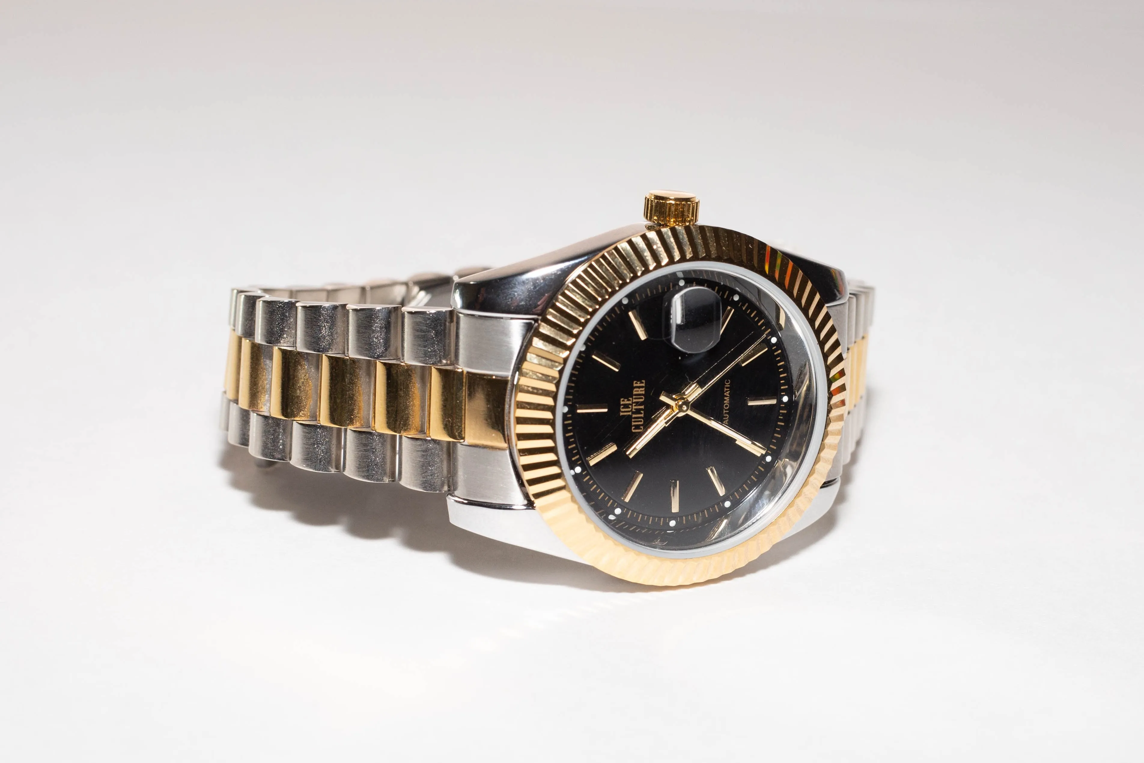 ICE CULTURE 14K Two-Tone Automatic Luxury Watch