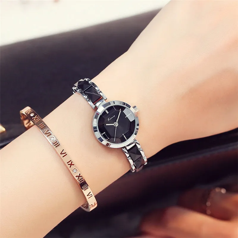 Imitation Ceramic Gold Watches  Fashion Watch Luxury Quartz-watch Wristwatches Women's Watches For Women