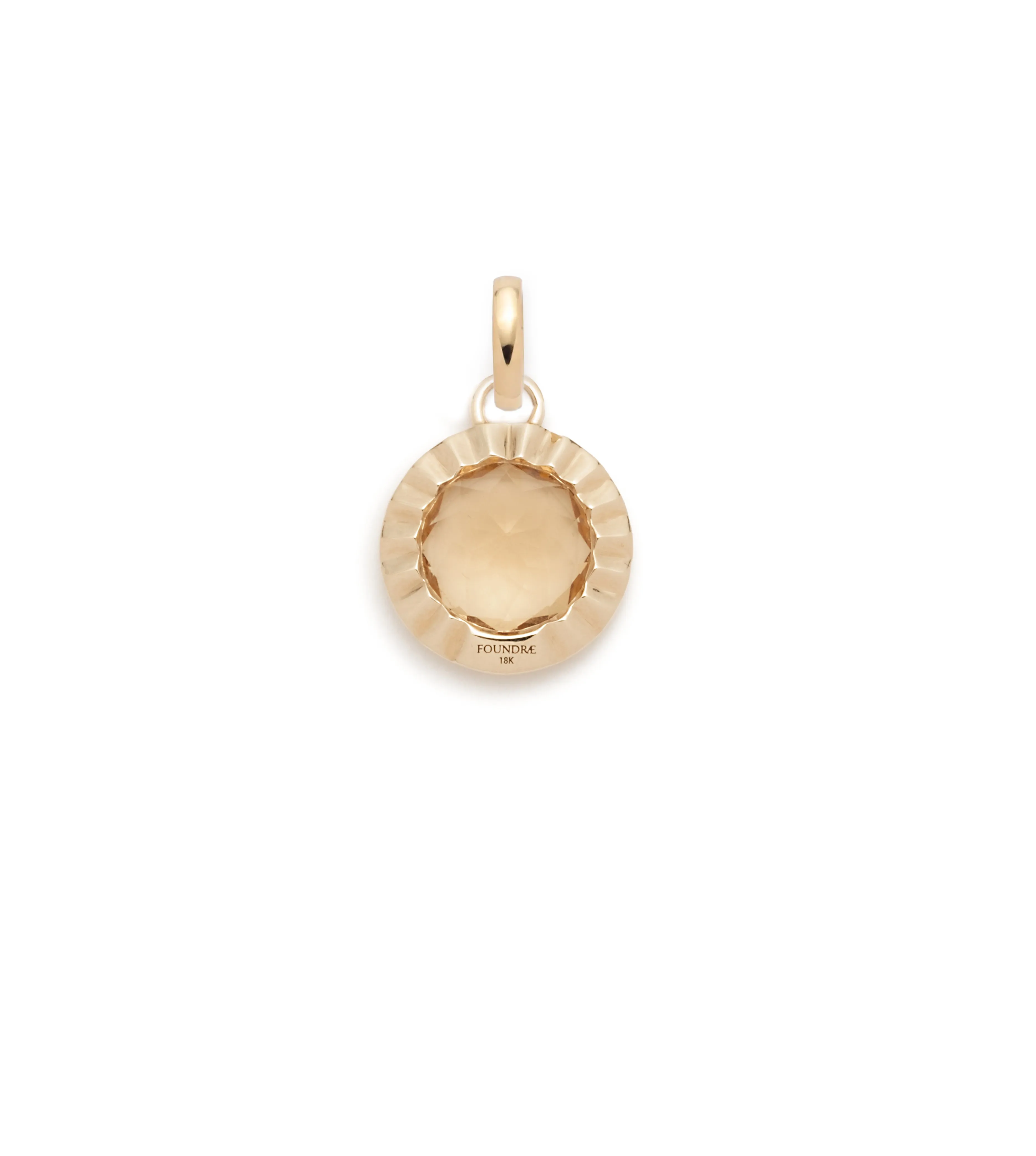 Internal Compass : Champagne Citrine Gemstone with Annex Link