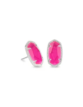 Kendra Scott  Ellie Stud Earrings Rhodium Azalea Illusion