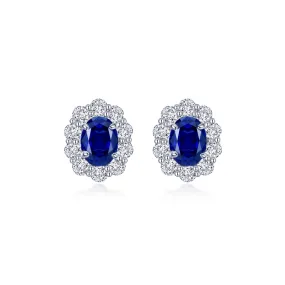 Lafonn Kaleidoscope Oval Sapphire #34 Sap Earring SYE017SP00