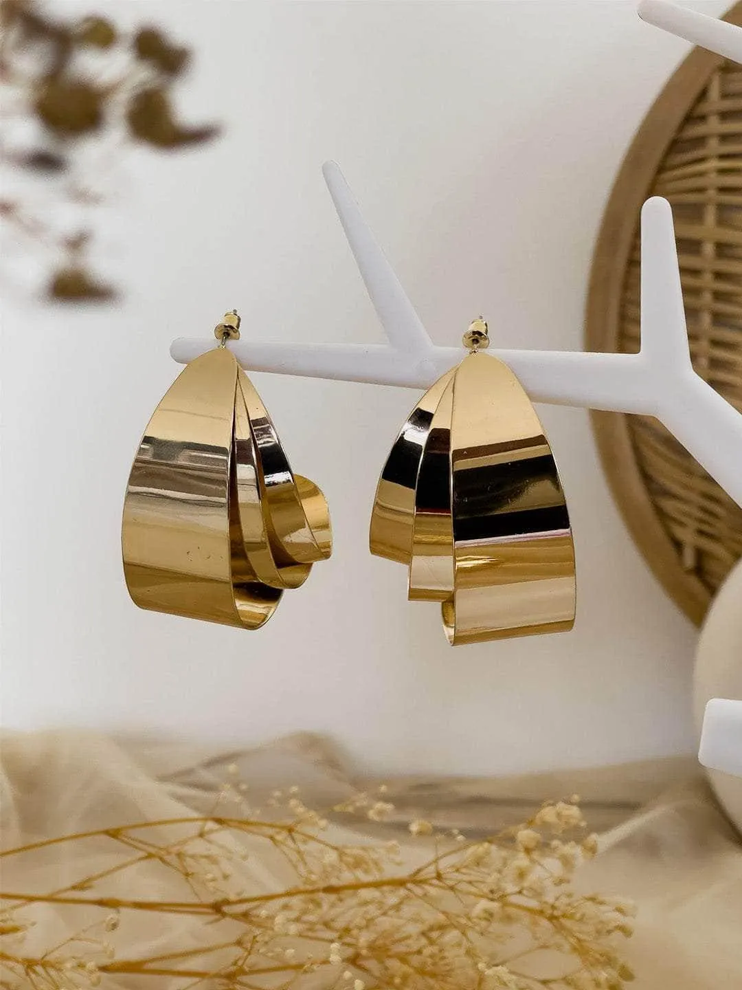 Layered Cuff Hoop Earrings