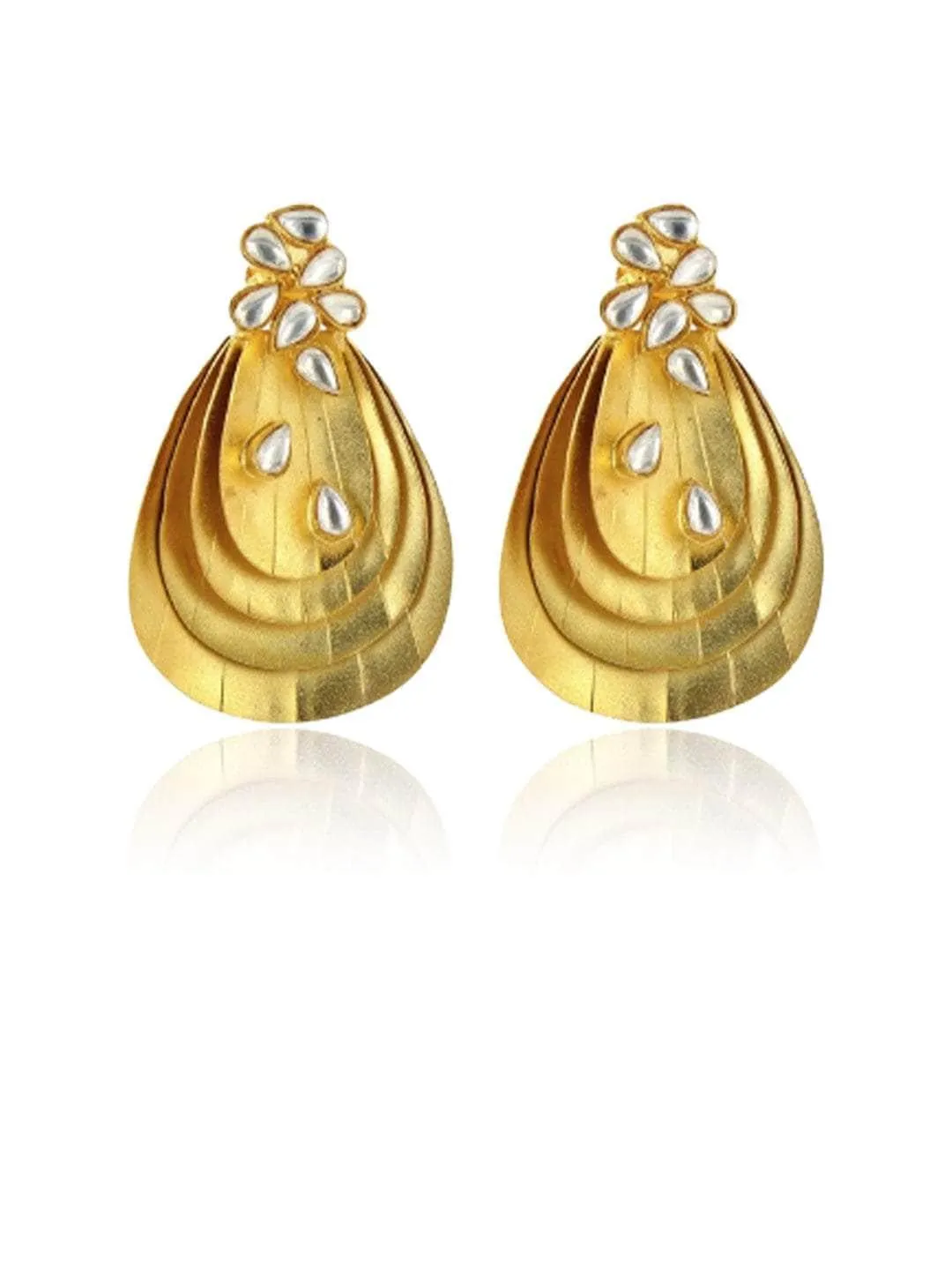 Layered Oval Earrings