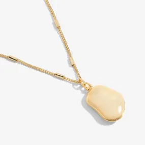 Lockets You'Ve Got This Pebble Gold 46cm   5cm Necklace 6382