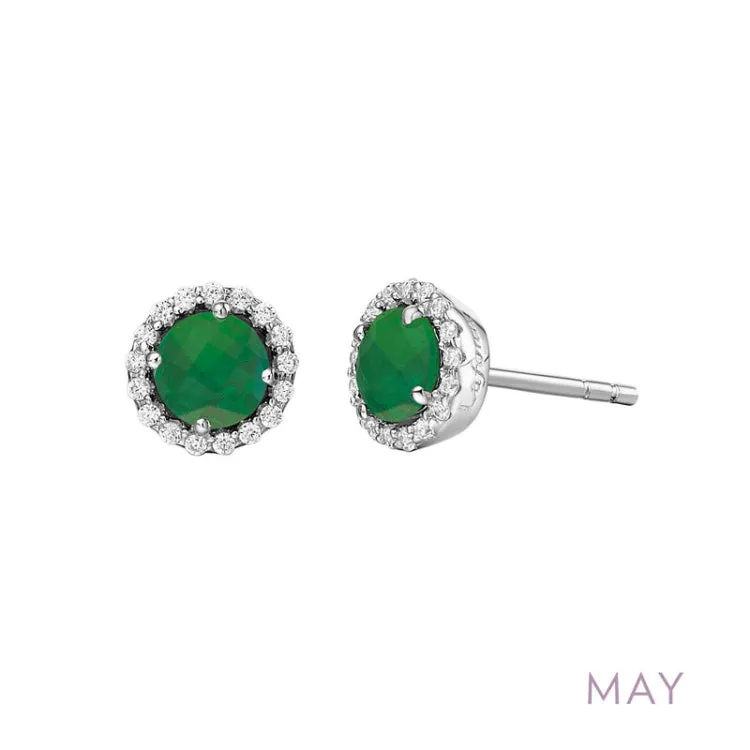 May Birthstone Earrings