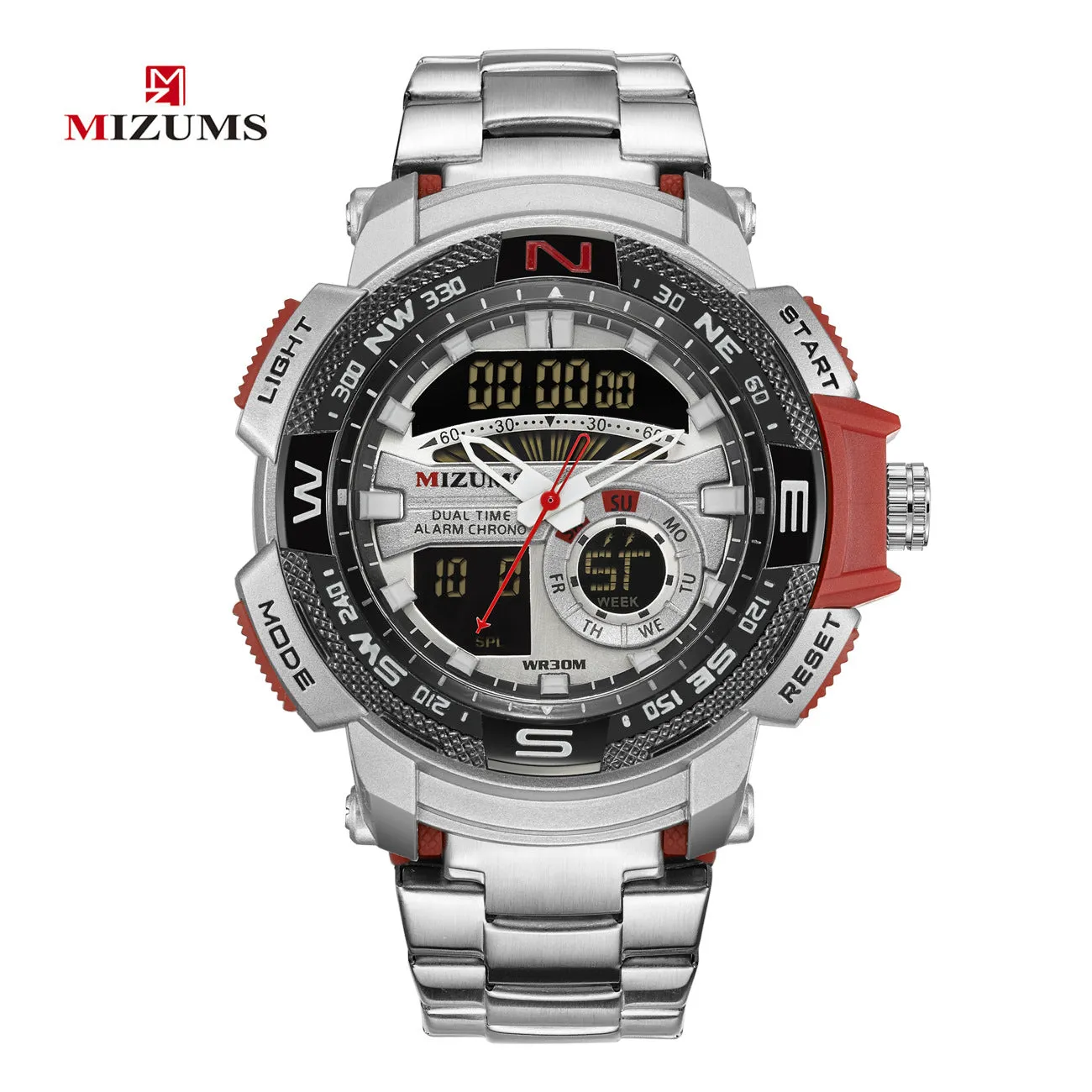 Men's Watch New Men's Watch Steel Belt Watch Quartz Watch Sports Electronic Watch