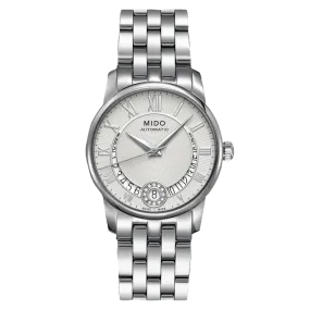 MIDO Baroncelli Diamonds Silver Watch #M0072071103800