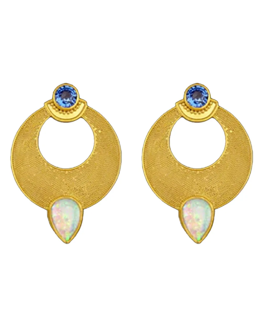 Mini Cleo Opal Earrings