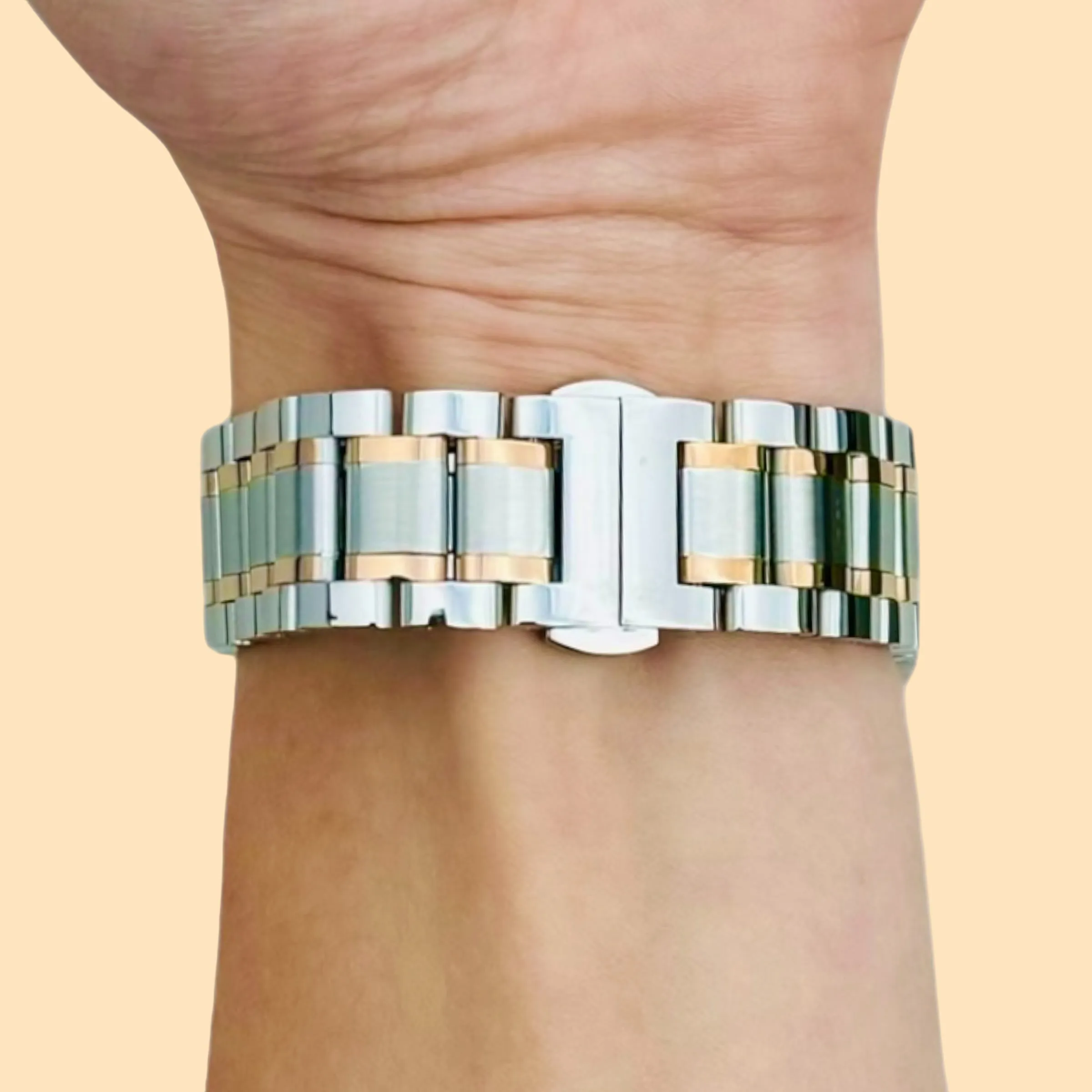 MVMT Chrono 40mm, Element & Powerlane Stainless Steel Link Watch Strap
