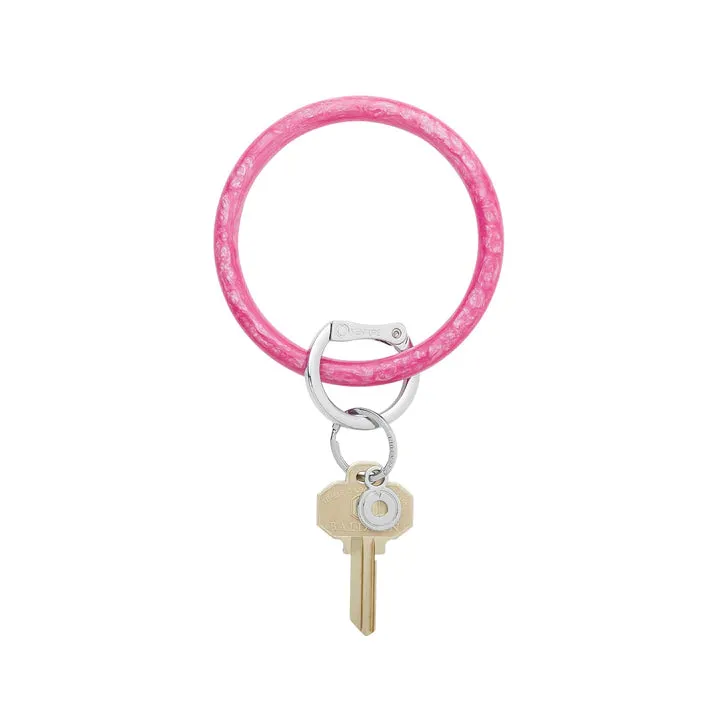 OVENTURE Big O Key Ring Pink Topaz