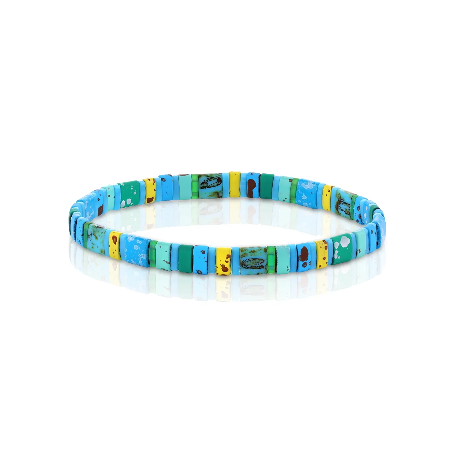 PACIFIC OCEAN - stackable stretch bracelet