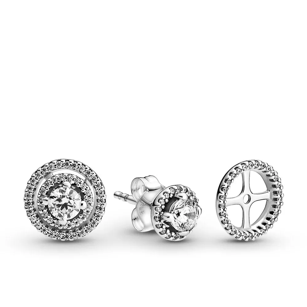 Pandora Sparkling Double Halo Stud Earrings