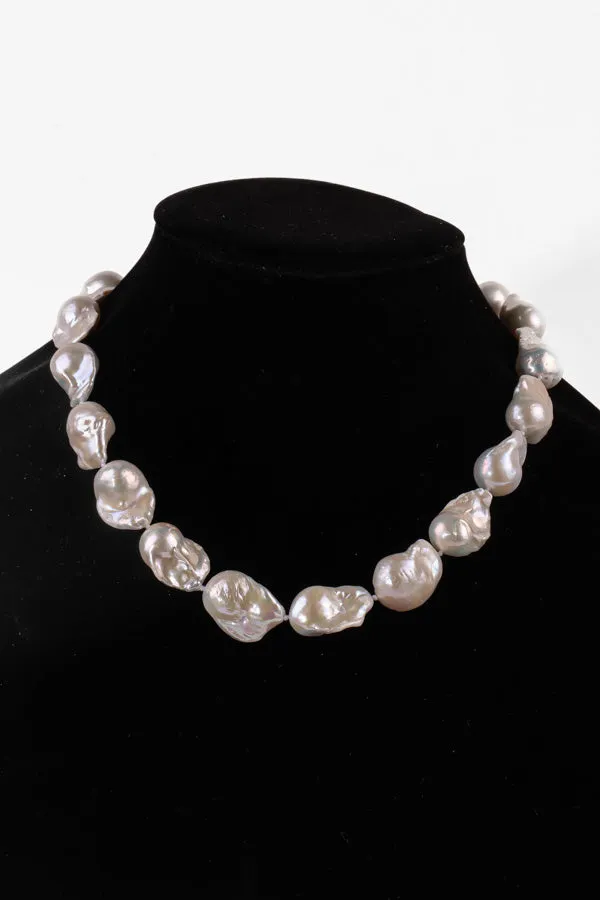 Pearl Necklace - P106 14-16mm 18.5' White