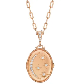 Penny Preville Celestial Locket Charm Necklace