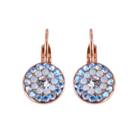 Petite Pavé Leverback Earrings in "Ice Queen" *Preorder*