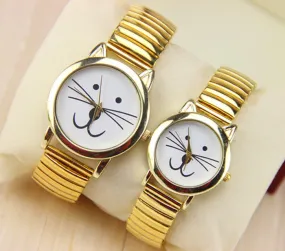 Retro Bracelet Cat Watch