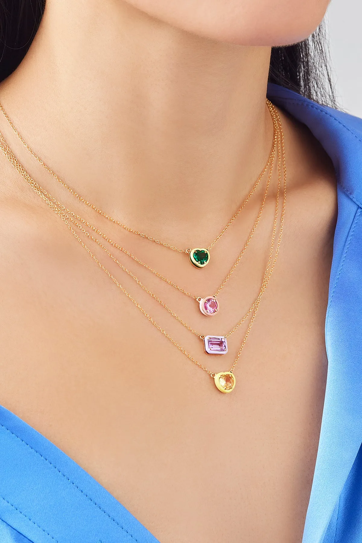 Round Cocktail Necklace