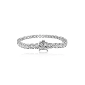 Round Shaped Diamond Bracelet 6.90 cts TW