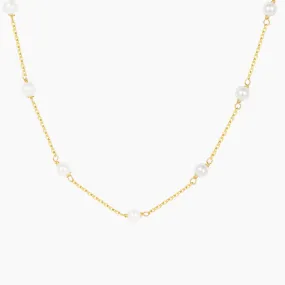 S925 Danity Pearl Necklace