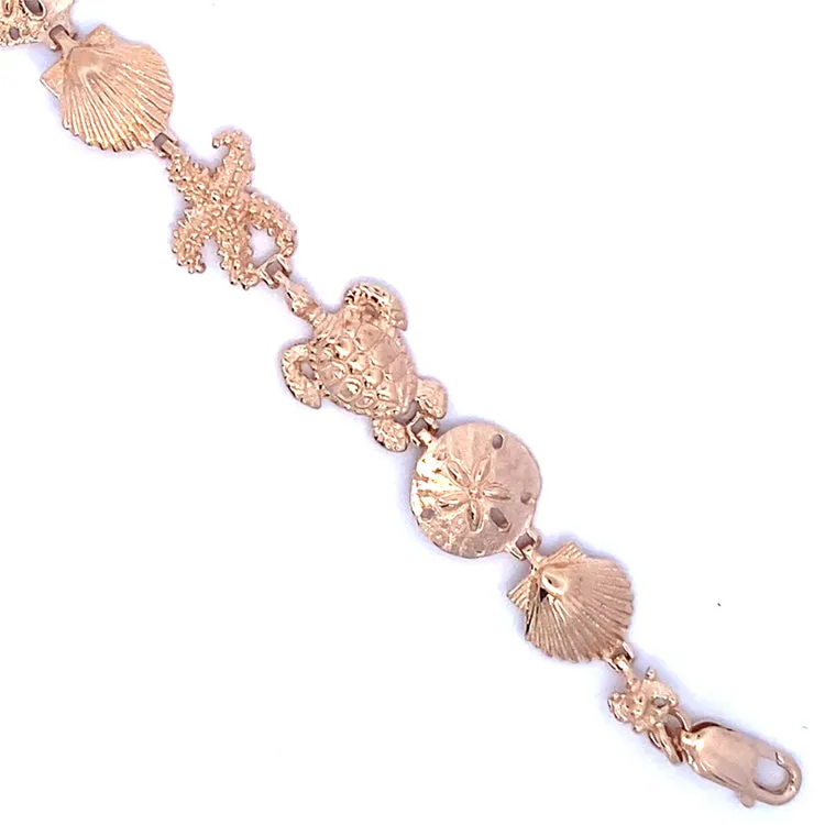 Sealife Bracelet, 14Kt