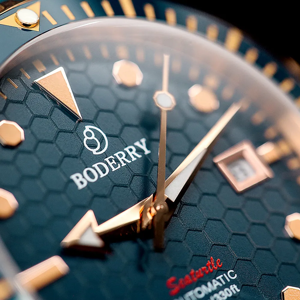 SEATURTLE.OCEAN(BRONZE) - Automatic Bronze Diver Watch | Sea Blue