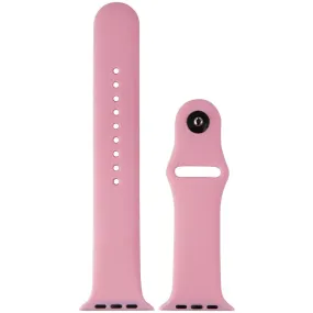 Silicone Watch Band for Apple Watch 42/44/45mm Cases - Pink - Large