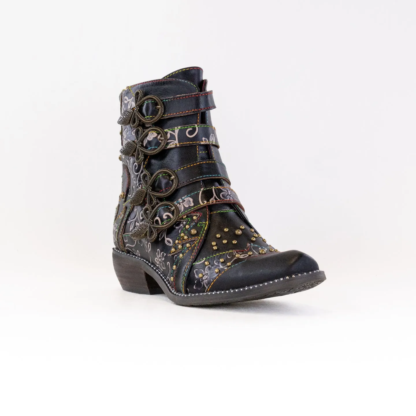 Spring Step L'Artiste Rodeha (Women's) - Black Leather