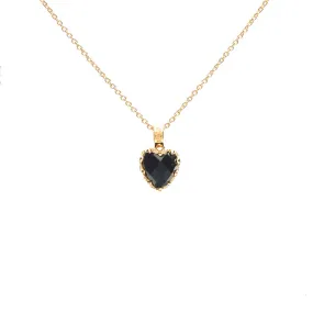 Stolen Girlfriends Club Love Claw Necklace - Gold Plated & Onyx