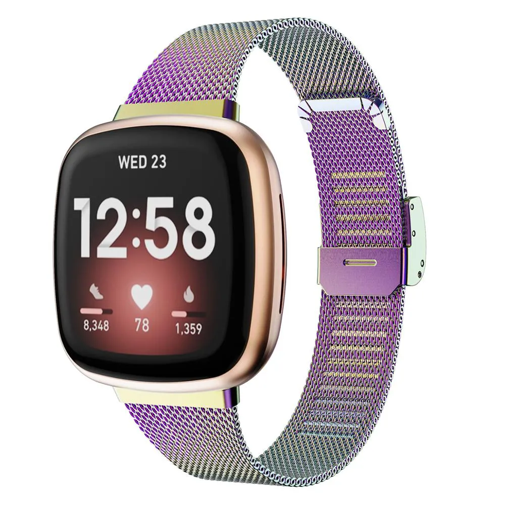 Strap For Fitbit Versa 3/Sense Luxury Milan Bracelet Strap For Fitbit Versa3 Classic Milan Fashion Strap Wristbands Accessory