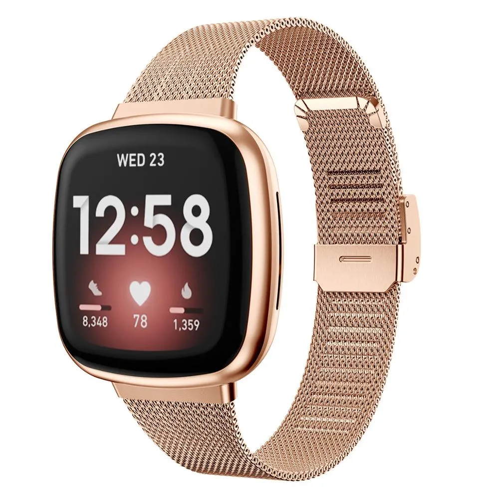 Strap For Fitbit Versa 3/Sense Luxury Milan Bracelet Strap For Fitbit Versa3 Classic Milan Fashion Strap Wristbands Accessory