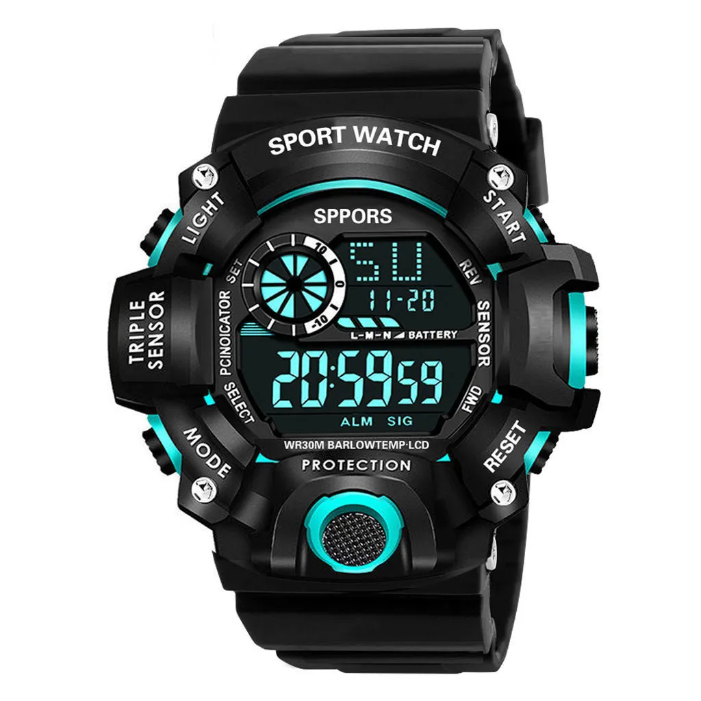 Student Watch Men's Electronic Sports Waterproof Watch Men's Led Children's Outdoor Men's Table