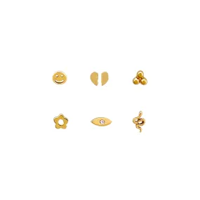 Symbol Stud Earrings