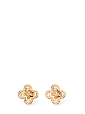 Tory Burch   Kira clover stacked stud earrings 