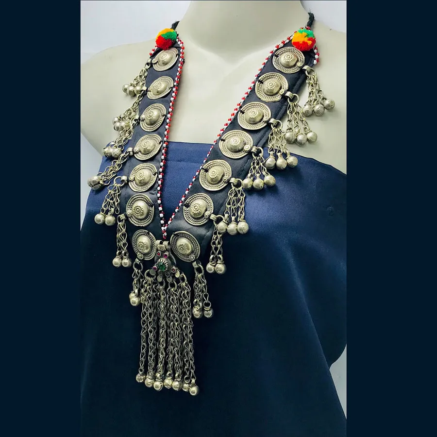 Tribal Gypsy Long Bells Nomadic Necklace