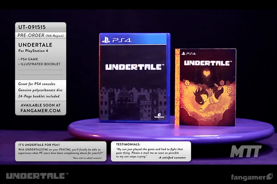 UNDERTALE Game Physical Edition