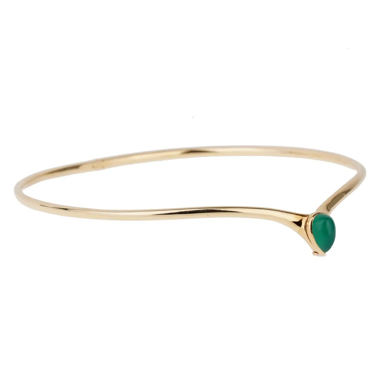 Van Cleef & Arpels Chrysoprase Gold Choker Necklace